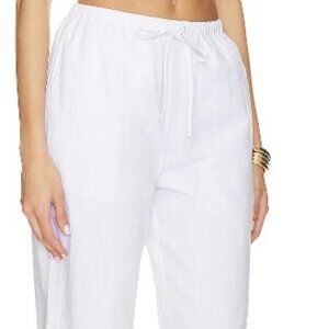 SNDYS x REVOLVE White Linen Pants Size M